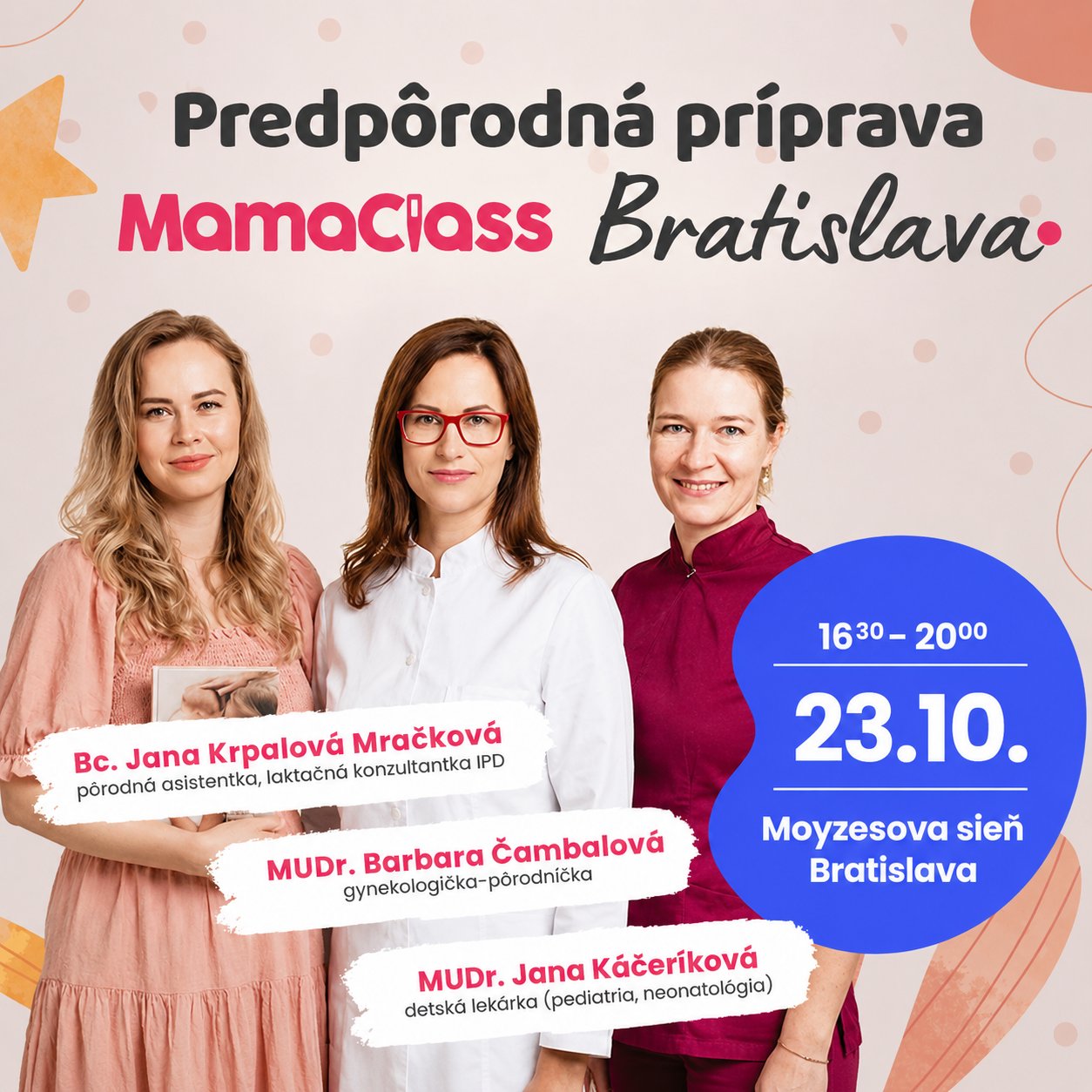 Predpôrodná príprava Mamaclass Bratislava